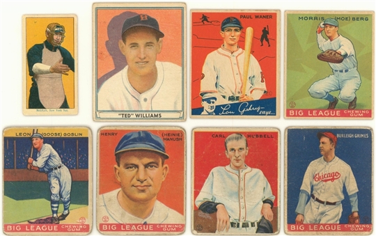 1914-1941 Goudey and Assorted Brands "Grab Bag" Collection (42) Including Hall of Famers
